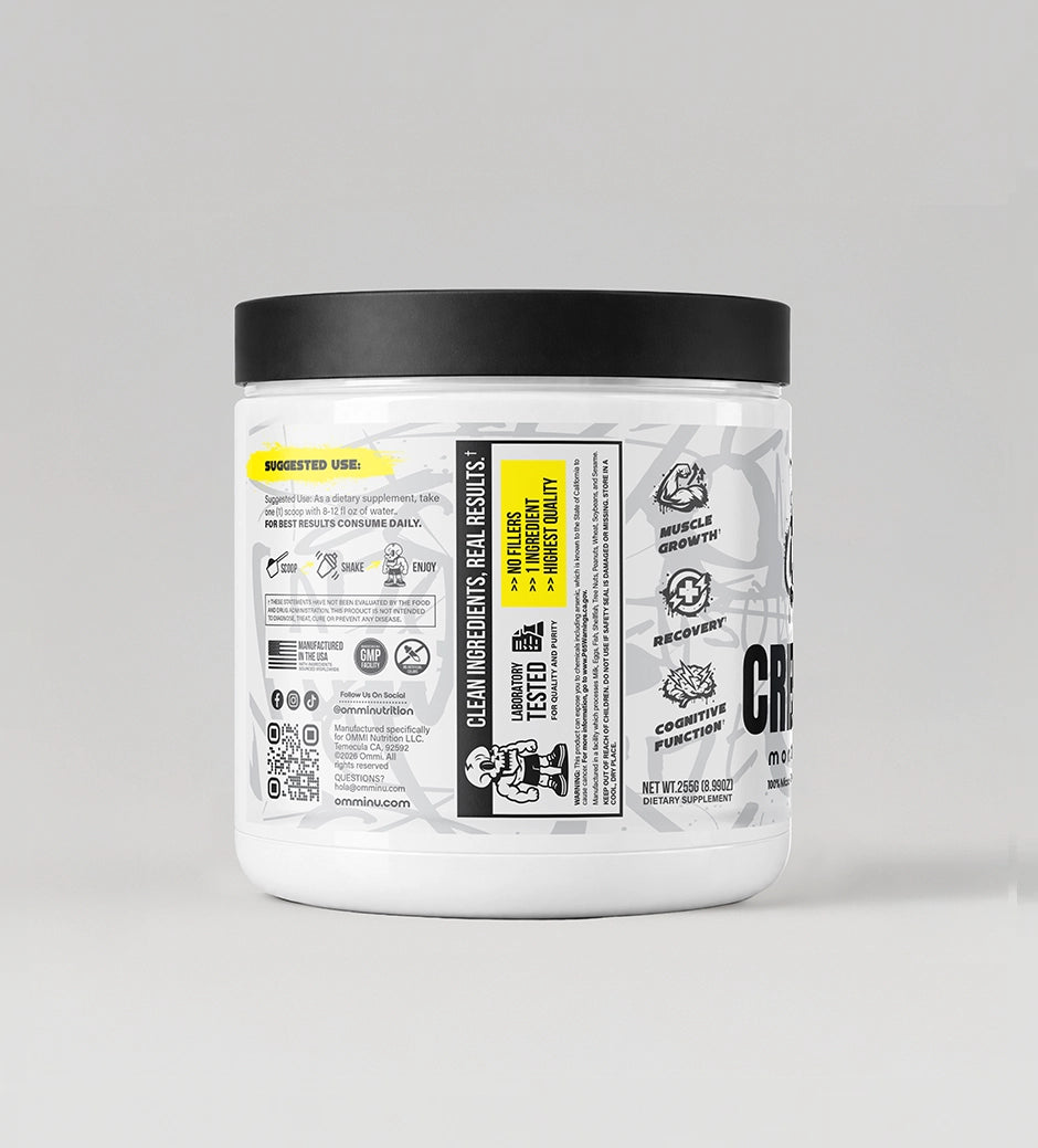 OMMI Creatine Monohydrate (Micronized)