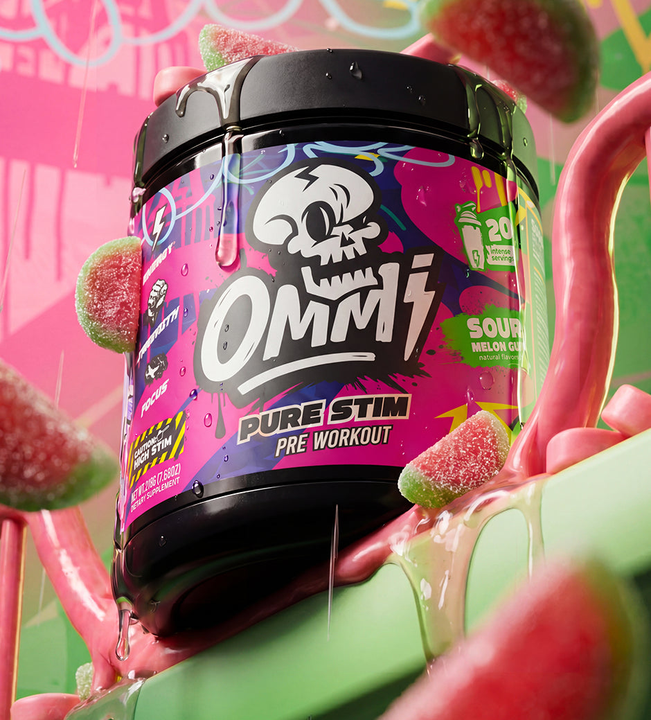OMMI PURE STIM– High-Stimulant Pre-Workout