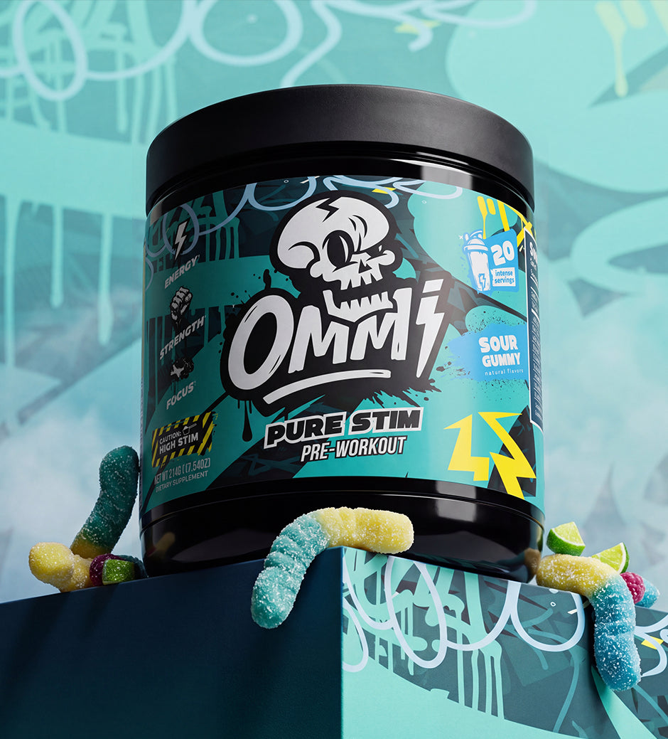 OMMI PURE STIM– High-Stimulant Pre-Workout