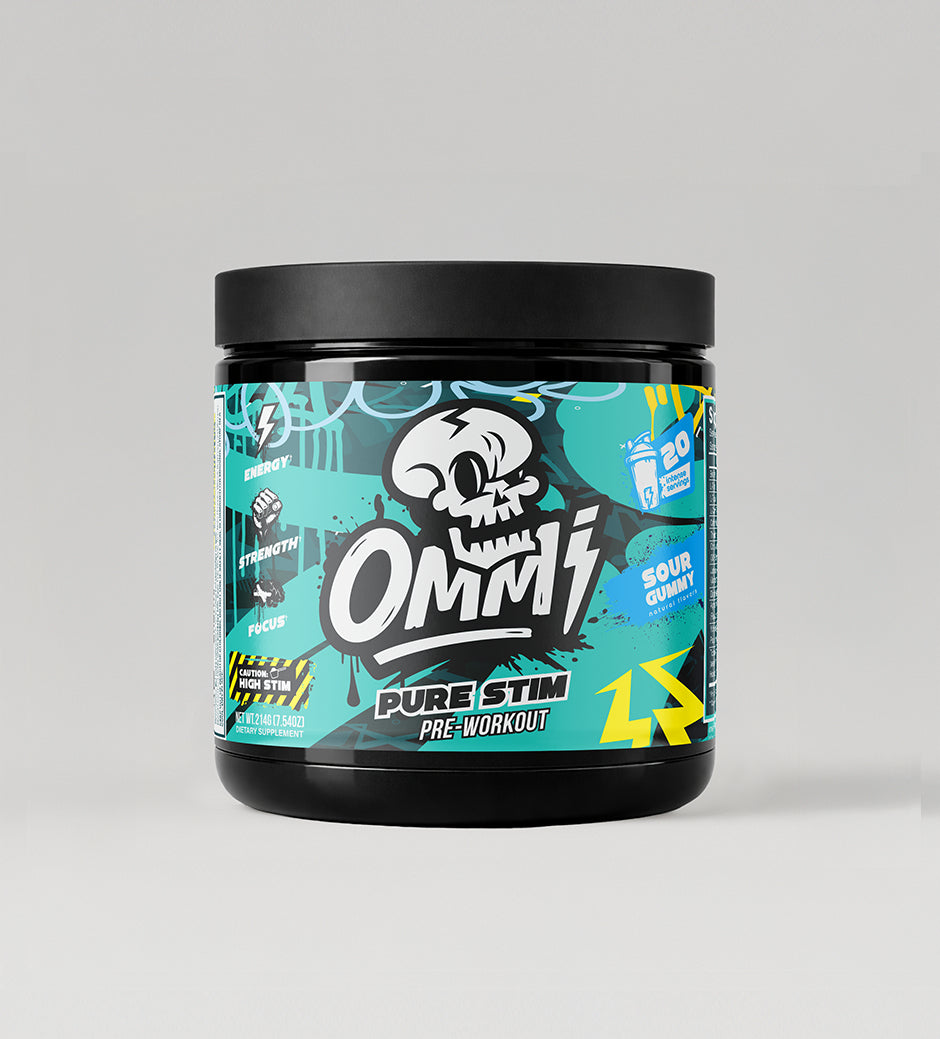 OMMI PURE STIM– High-Stimulant Pre-Workout