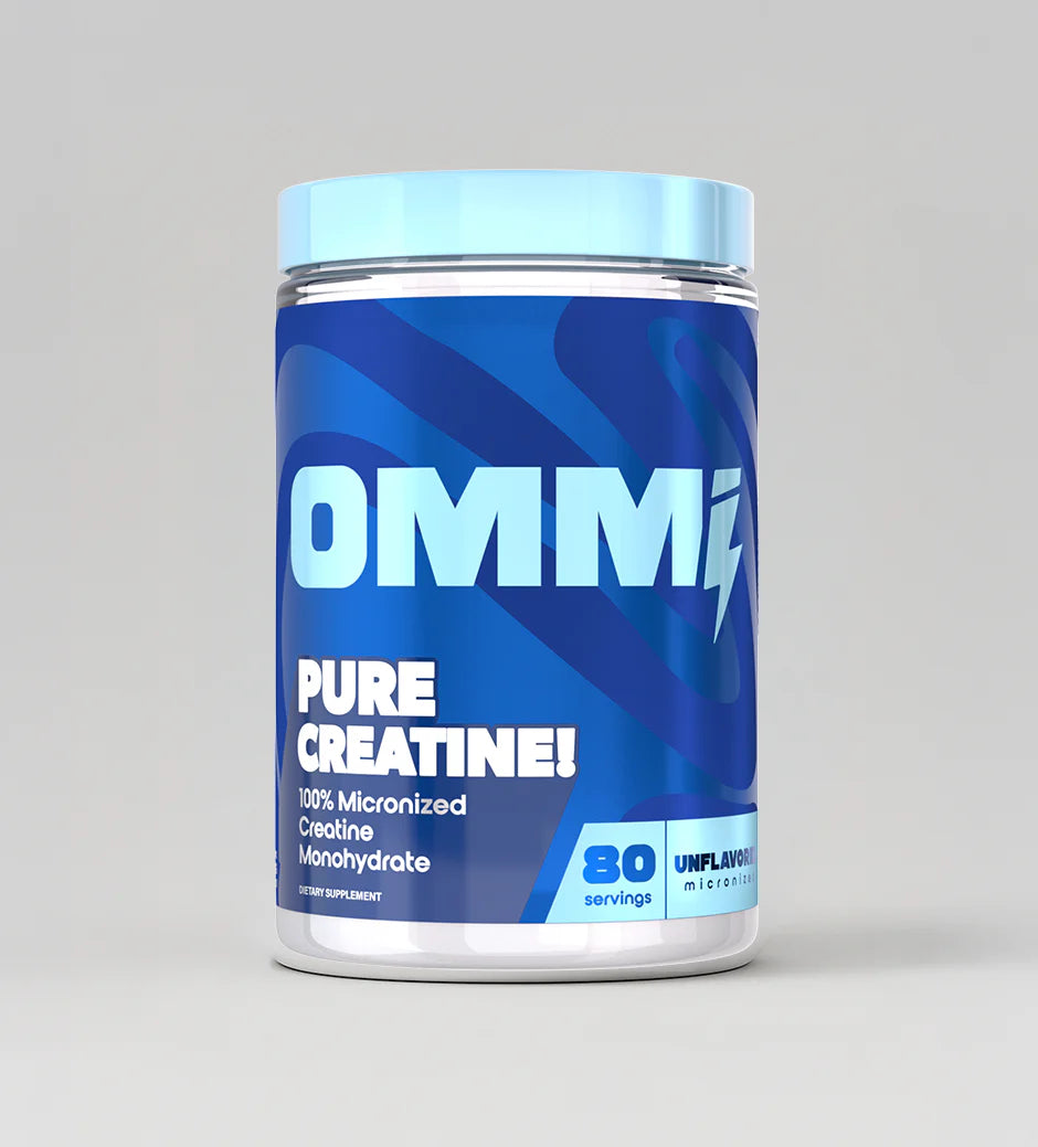 OMMI Pure Creatine Monohydrate (Micronized) – 80 Servings