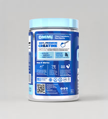 OMMI Pure Creatine Monohydrate (Micronized) – 80 Servings